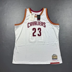 100% Authentic Lebron James Mitchell Ness 2015 2016 Finals Cavaliers Jersey 56 - Picture 1 of 6