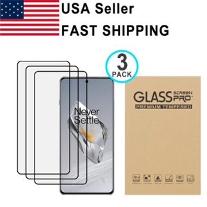 3PACK 3D Curved 9H Tempered Glass Screen Protector For OnePlus 12 - Picture 1 of 1