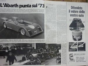 *ARTICOLO ABARTH PUNTA SUL '73 - LANCIA FULVIA HF RALLY - 1972 - Foto 1 di 1