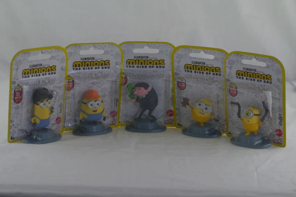 Micro Collection Minions The Rise of Gru 2019 2"" Mattel conjunto de (5)  Foto 1 de 1