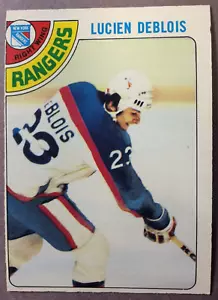 1978-79 O-Pee-Chee #136 Lucien DeBlois New York Rangers radiocontrol - Imagen 1 de 1