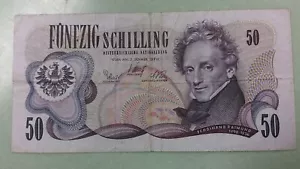 1970 50 Schilling Austria Ferdinand Raimund (504) - Picture 1 of 2