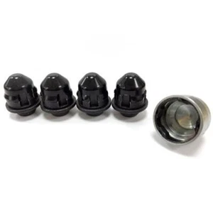 BLACK OE JAGUAR Locking Wheel Nut M12X1.50 FLAT SEATED - XF - Picture 1 of 3