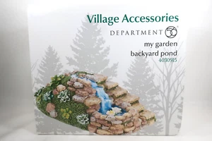 Dept. 56 ~ Dickens' Village Accessory ~ My Garden Backyard Pond #4030915 - Picture 1 of 1