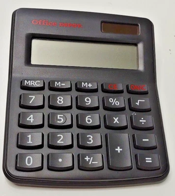 Office Depot Jumbo Desk Calculator Solar and Battery - Image 1 of 4