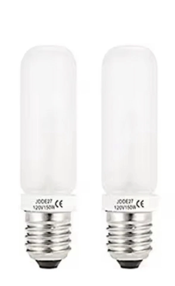 2 Pack JDD Type 150W 110-130V E26 Standard Edison 2 Count **New - Image 1 of 1