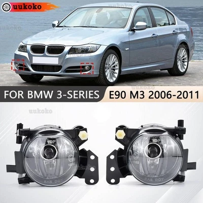 Front Bumper Fog Light With Bulbs For BMW 3-Series E90 E91 E92 E93 2006-2011 M3 Foto 1 de 4