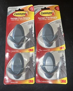 LotOf 4 Pcs L3M 17036MB-ES Damage-Free Graphite Command DoubleHook Med 3lbs.New - Picture 1 of 2