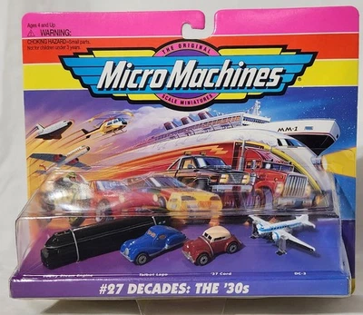 1995 Galoob Micro Machines #27 The Decades 30's 75030 Sealed NM  - Image 1 of 4