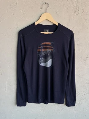 Camiseta Icebreaker Merino 200 Bodyfit Basics manga larga azul Foto 1 de 4