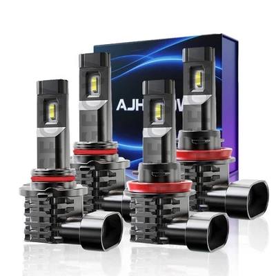 9005 H11 Kit de bombillas combinadas de faros LED de haz alto bajo para Peterbilt 567 2019-2023 Foto 1 de 4