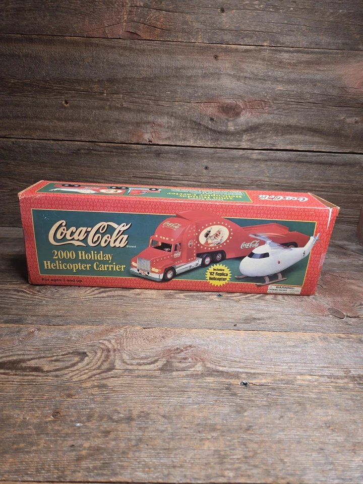 2000 Coca-Cola Family Driver Holiday Helicopter Carrier Limited Edition  — 第 1/4 张图片