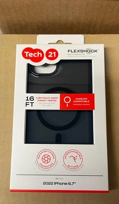 Lot "10" Cases Master Carton Tech21 EVOCLEAR iPhone 14 Plus "NEW" Smokey Black - Image 1 of 4