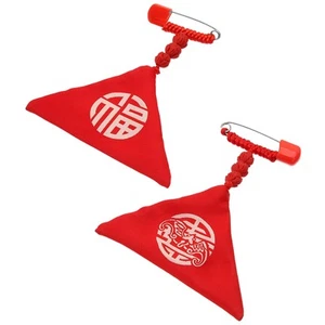 2 Pcs Friedlicher -Anhänger Kind Baby-Omamori-Anhänger Glücksbringer - Photo 1/12