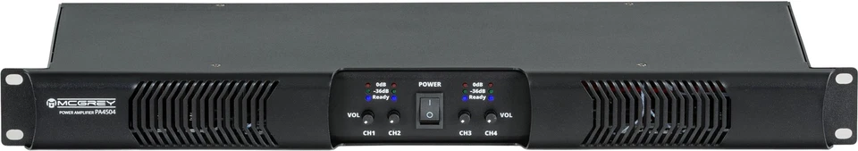 McGrey PA-4504 Endstufe DJ PA 4x450 Watt Class-D Verstärker XLR SPK-kompatibel - Bild 1 von 4