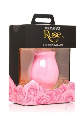 Estimulador de clítoris de silicona recargable Bloomgasm The Perfect Rose - Rosa Foto 1 de 2