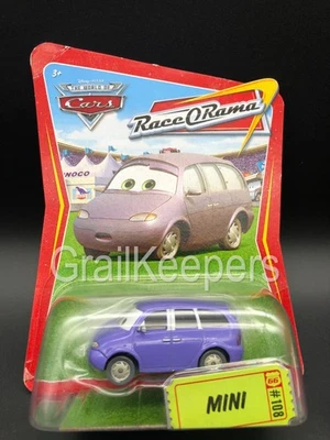 Disney Pixar Cars Mini Van (Minny) Radiator Springs 1:55 Purple GPS Road Trip - Image 1 of 4