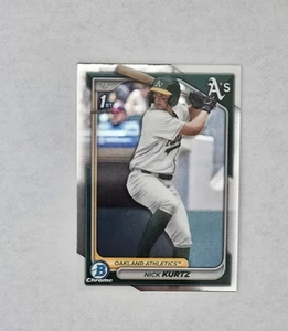 (ITEM D327) NICK KURTZ - 2024 BOWMAN CHROME #BDC56 (RC) - Picture 1 of 2