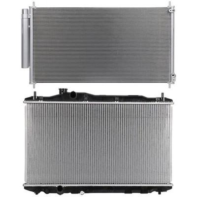 Radiator and Condenser Cooling Kit For Honda Civic 2012 2013 2014 2015 - Image 1 of 4