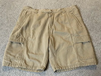 Jachs Cargo Bermuda Shorts Men’s 36 Sage Green Pockets Athleisure Outdoor Beach - Image 1 of 4