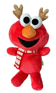 Sesame Street ELMO Reno con Bufanda Primer Peluche Bebé 16" Juguete de Peluche Navidad - Imagen 1 de 4