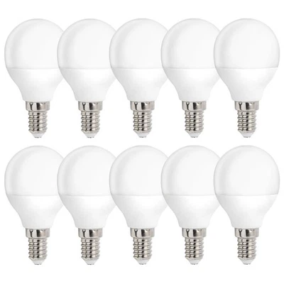 10 x LED Leuchtmittel Tropfen 1W E14 matt 90lm Kugeln kalt Neutralweiß 4000K - Bild 1 von 2