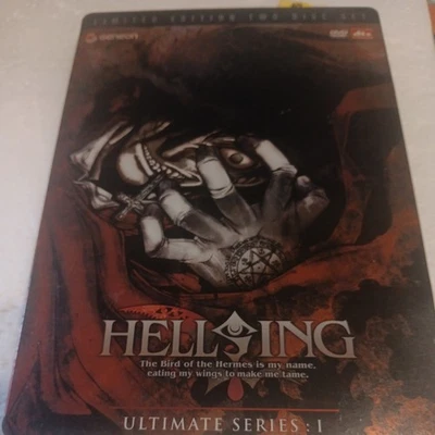 Hellsing Ultimate Series Vol I, II, III, IV Steelcase 4 DVD Set Anime Limited Ed - Image 1 of 4