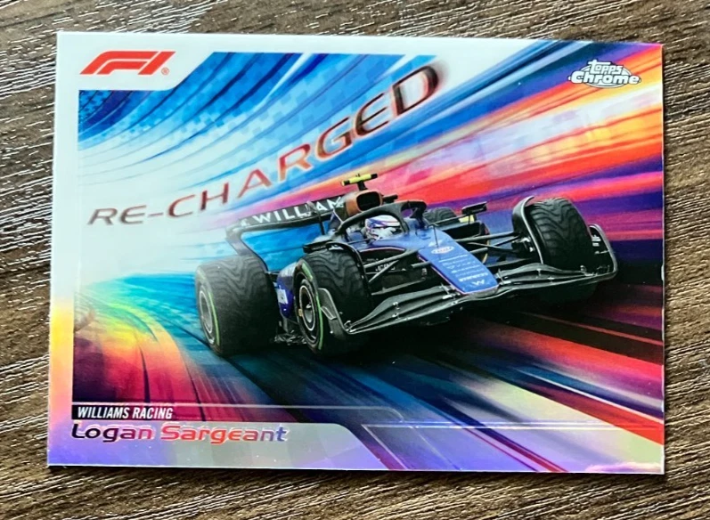 Logan Sargeant Re-Charged RECH-20 Williams - 2024 Topps Chrome Insert Formula 1 - Image 1 of 2
