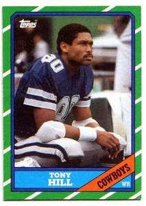1986 Topps #129 Tony Hill Football Card - Dallas Cowboys - Picture 1 of 2