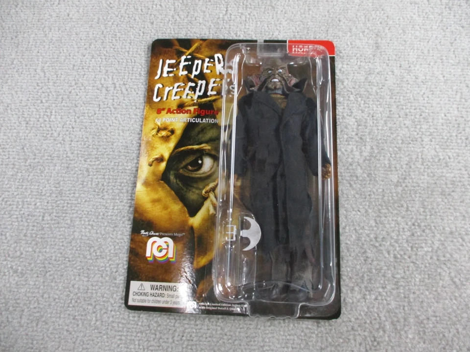 Boneco de ação Jeepers Creepers 8 polegadas 14 pontos articulação Mego Monsters lacrado - Imagem 1 de 4