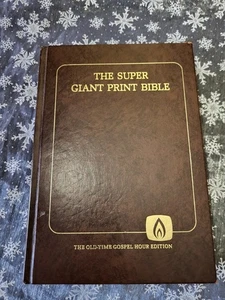 1982-SUPER GIANT PRINT ED NEW TESTAMENT PSALMS & PROVERBS-KING JAMES-GOSPEL HOUR - Imagen 1 de 10