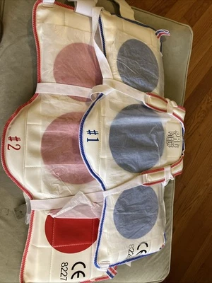 2 ProForce Gladiator TaeKwonDo Reversible Chest Protectors TKD - Image 1 of 4
