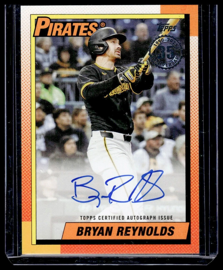 MLB 1st BRYAN REYNOLDS　ゴールドref auto 2025 Topps Series 1 - Bryan Reynolds #90A-BR for sale | eBay