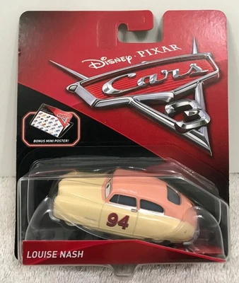 Disney Pixar Cars 3 - Louise Nash #94 fundido a presión por Mattel 2017 Foto 1 de 4