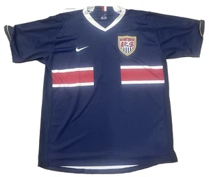 Vintage 2006 USA Soccer Nike World Cup Soccer Blue Jersey Size XL McBride #20 - Bild 1 von 3