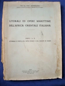 Ingengeria-Manfredonia-Litorali Opere Marittime Africa Orientale Italiana-Porti - Imagen 1 de 1