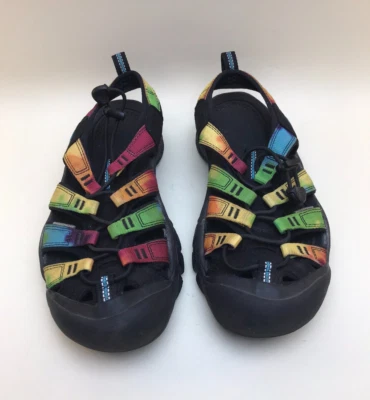Keen Newport Retro Original Tie Dye Senderismo Rafting Sandalias Mujer 6 Impermeables Foto 1 de 4