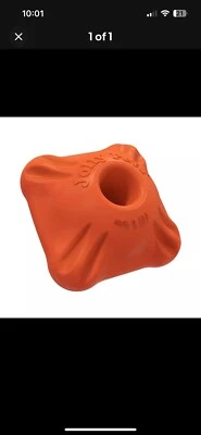 2 Jolly Pet Jolly Flex N Chew Squarble 3" Large Dog Canine Toy Rubber Bounce - Image 1 of 3