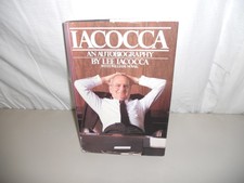 Iacocca An Autobiography Lee Iacocca Mustang Chrysler Detroit 1984 HC Book
