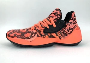 adidas Harden Vol. 4 Basketball Shoes Signal Coral Black FV4151 Men Size 11 - Picture 1 of 10