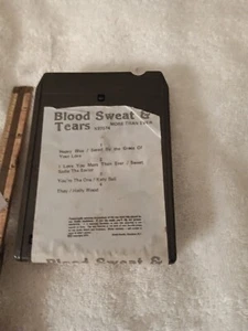 Vintage 1973 Blood Sweat & Tears More Than Ever 8 Track Tape Truck Stop - Picture 1 of 4