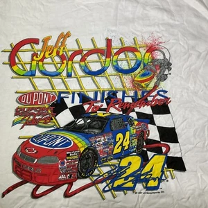 Jeff Gordon Finishes To Remember XL Short Sleeve T Shirt White 1997 - Picture 1 of 4