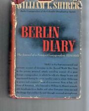VINTAGE BERLIN DIARY by WILLIAM L. SHIRER 1941 HC/DJ RYERSON PRESS