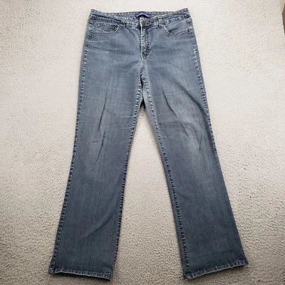 Pantalones de mezclilla Bandolinoblu para mujer 14 azul pierna recta lavado medio Foto 1 de 4