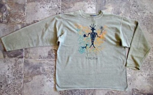 Vintage FLASH AVANTI Shirt Pullover Moab Utah Tribal Shaman Native Art Canada - Picture 1 of 12