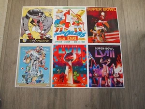 Kansas City Chiefs Program Cover 8x10 Photos for AFL Debut & Champ., 4 SB Wins - Picture 1 of 7