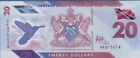 2020 Trinidad and Tobago $20 Dollars UNC Banknote.Hummingbird Steelpans Note TTD