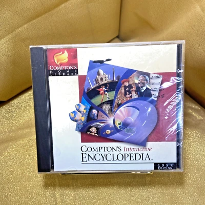 Compton's Interactive Encyclopedia CD-ROM Window 1997 Edition Sealed - Image 1 of 3