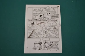 Lara Molinari Original Comic Art Tavola Originale # 16 ZIO PAPERONE E IL CODICE - Picture 1 of 4