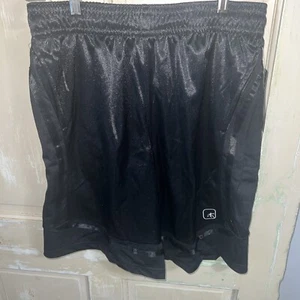 And1 Herren Basketball Fitnessstudio Court Shorts verstellbare Taille Medium 11 Innennaht schwarz - Bild 1 von 7